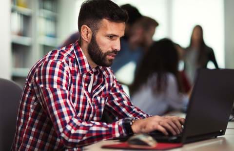 Programmer Working In A Software Developing Compan LD2BXBD
